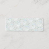 緑のダンスの細い名刺 スキニー名刺 (裏面)