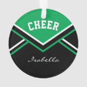 緑のチアリーダー📣💖応援 オーナメント (裏面)