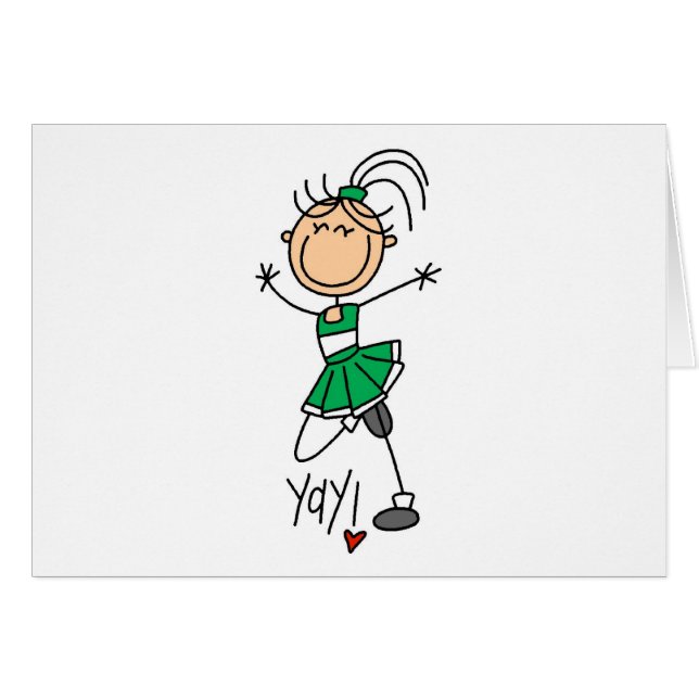 緑のチアリーダー (正面横)