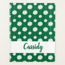 緑のチアリーダーpom pomパターン