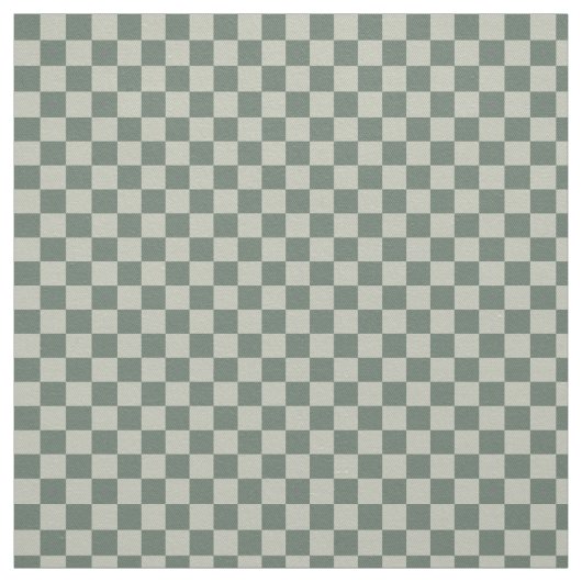 緑のチェッカーボード ファブリック (見本)