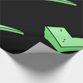 緑のチェックマークティックラッピング紙 ラッピングペーパー