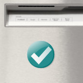 緑のチェックマー書ク記号 マグネット (インサイチュ (食洗機))