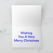 緑のチリのクリスマスカード シーズンカード (内部)