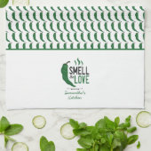 緑のチリ、愛のキッチンタオルの匂い キッチンタオル (折り畳み)