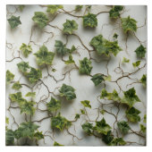 緑のツタ葉の壁 タイル (正面)