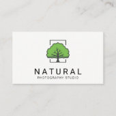 緑のツリーロゴ | ランドスキャパー・サービス 名刺 (正面)