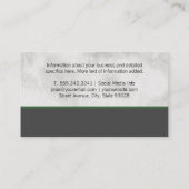 緑のツリー造園ロゴ 名刺 (裏面)