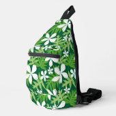 緑のティアパターン スリングバッグ (右コーナー)