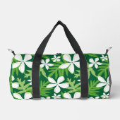 緑のティアパターン ダッフルバッグ (正面)