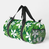 緑のティアパターン ダッフルバッグ (右コーナー)