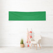 緑のテクスチャー面にうねるパターン 横断幕 (インサイチュ)