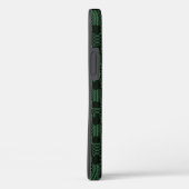 緑のテクスチャ正方形パターンCase-Mate iPhone ca Case-Mate iPhoneケース (裏面 / 右)