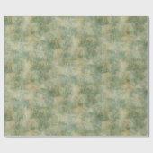 緑のテクス素朴チャ ラッピングペーパー (フラット)