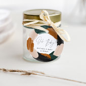 緑のテラコッタの水の色感謝していあなた赤んだシャワー フェイバータグ