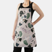 緑のテラゾパターン エプロン (インサイチュ)