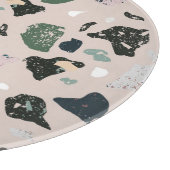 緑のテラゾパターン カッティングボード (角)