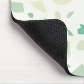 緑のテラゾパターン マウスパッド (コーナー)