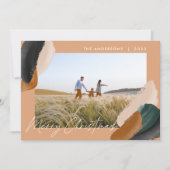 緑のテラモダンコタミニマルの水彩写真h シーズンカード (正面)