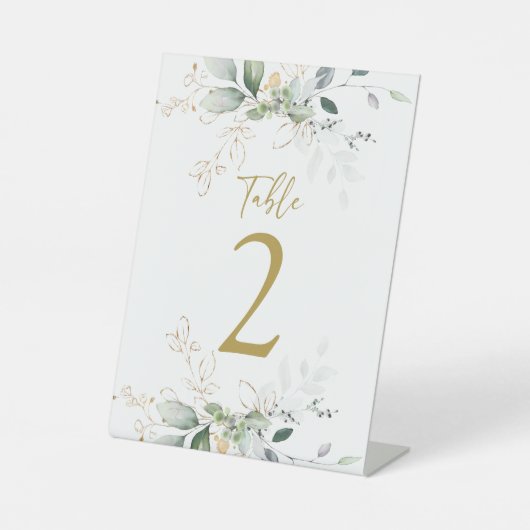 緑のテ結婚ーブル番号ペデスタル記号 台座サイン (正面)