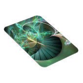 緑のディスク上にレーザー光を表示 マグネット (右側)