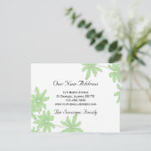 緑のデイジーの新しいアドレスのお知らせ 案内状 (スタンド正面)