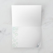 緑のデイジー 感謝カード (内部)