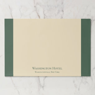 緑のデスクエレガントメモ帳紙パッド ペーパーパッド