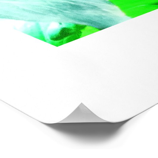 緑のトカゲ ポスター (角)