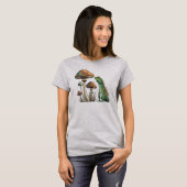 緑のトカゲ Tシャツ (正面フル)