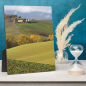 緑のトスカーナ地方 フォトプラーク (側面)