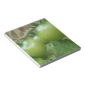 緑のトマトメモ帳 ノートパッド (アングル)