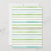 緑のトラクターの誕生日招待状、ファーム 招待状 (裏面)