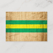 緑のトラクター赤ちゃんシャワーが本をもたらす エンクロージャーカード (裏面)