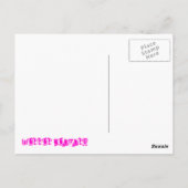 緑のトリップハガキ ポストカード (裏面)