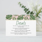 緑のトロピッ離れクスピ結婚ンクの挿入カード エンクロージャーカード (スタンド正面)