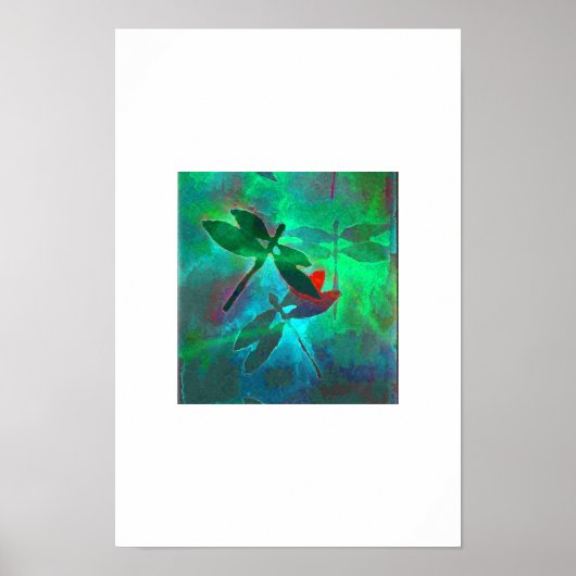 緑のトンボ踊り ポスター (正面)