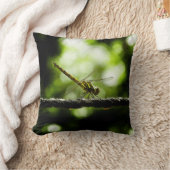 緑のトンボ – 枕 (ブランケット)