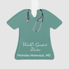 緑のドクタースクラブスのクリスマス装飾品 オーナメント