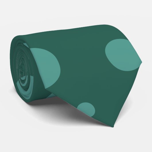 緑のドットのネクタイ ネクタイ (ロール)