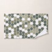 緑のドット バスタオルセット (ハンドタオル)