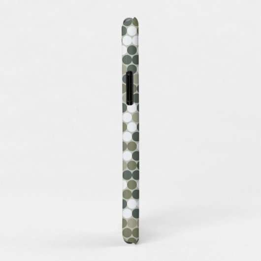 緑のドット Case-Mate iPhoneケース (裏面/右)
