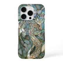 緑のドラゴンフェイクステンドグラス