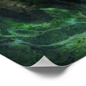 緑のドラゴンポスター ポスター (角)