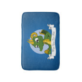 緑のドラゴン漫画 バスマット (正面縦)