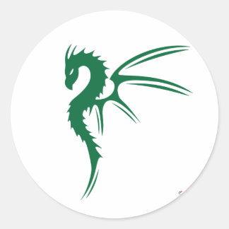 緑のドラゴン王 ラウンドシール