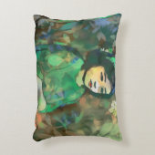 緑のドレスを着た少女 アクセントクッション (正面(垂直))