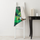 緑のドレスを着た少女 シェルパブランケット (インサイチュ)