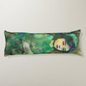 緑のドレスを着た少女 ボディピロー (裏面)