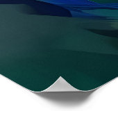 緑のドレスを着た少女 ポスター (角)